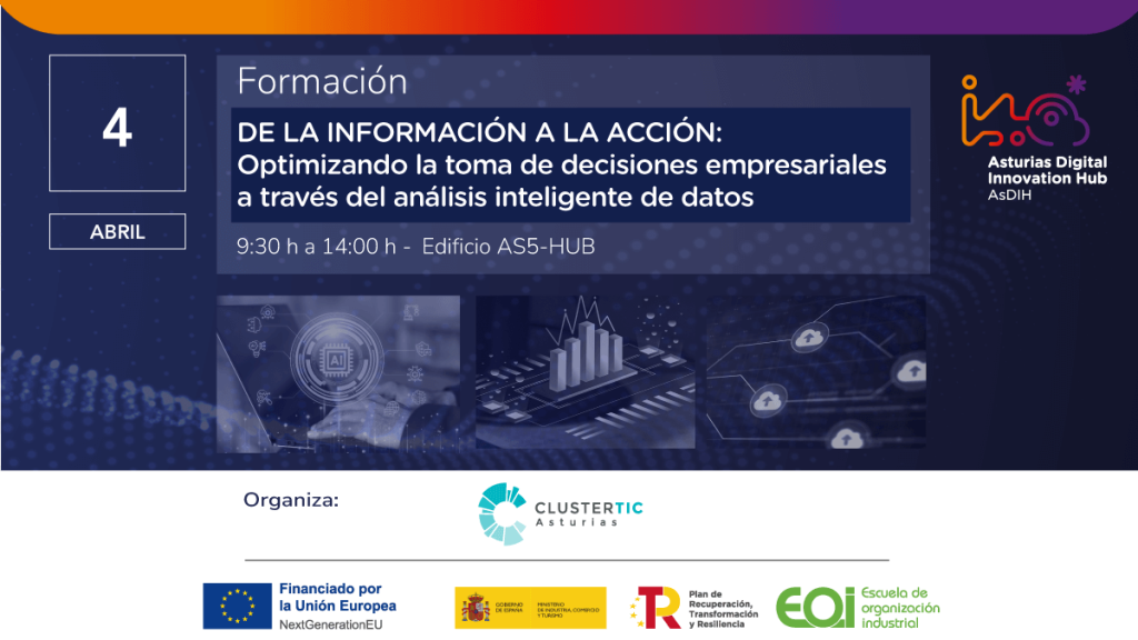 Formación AsDIH análisis de datos para optimizar decisiones empresariales ClusterTIC Asturias